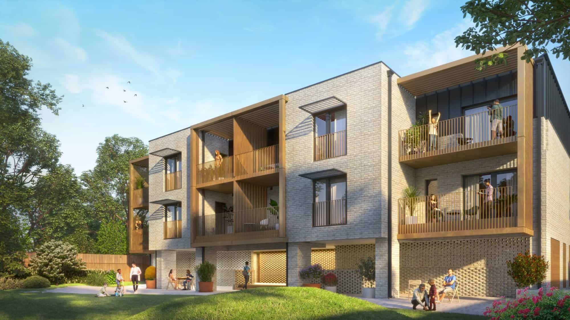 Chequers B passivhaus new homes for Epping Forest District Council