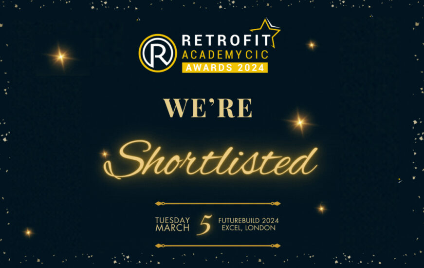Shortlisted for the retrofit awards 2024